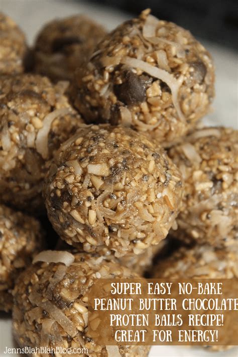 Easy No Bake Oatmeal Chocolate Peanut Butter Protein Balls Recipe ...