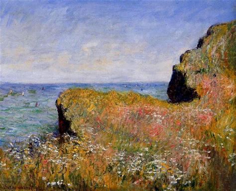 Edge of the Cliff, Pourville, 1882 - Claude Monet - WikiArt.org