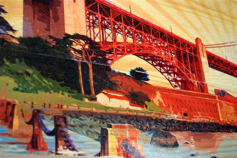 Golden Gate Bridge Wall Art on Solid Wood Boards San - Etsy