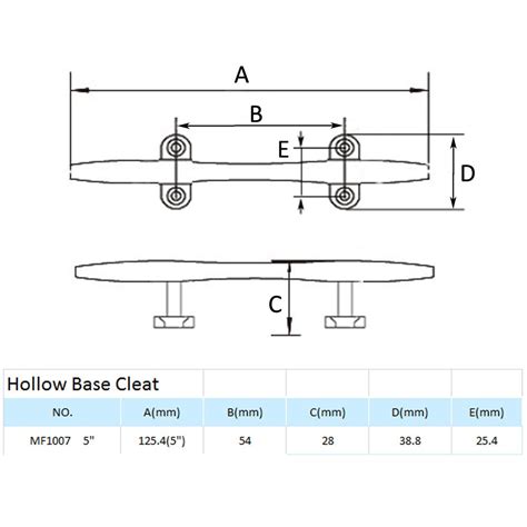 MIZUGIWA Boat Cleat Stainless Steel Marine Dock Cleat Open Base,4 inch ...