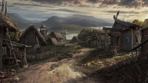 Viking Village on Behance