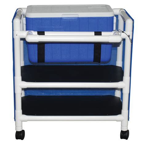 Ice Cart with Two Storage Shelves - FREE Shipping