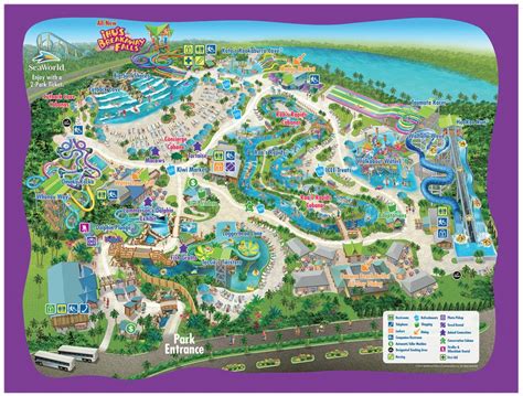 Aquatica Seaworld Orlando Map And Pdf - Seaworld Orlando Park Map ...