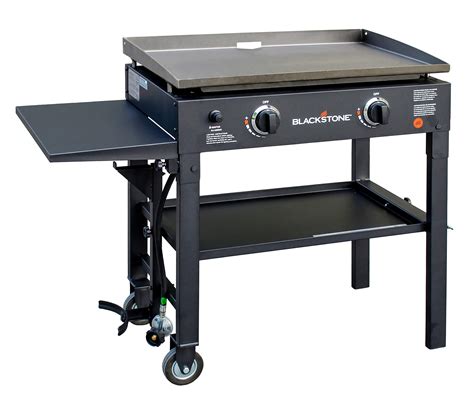 Blackstone Flat Top Gas Grill Griddle 2 Burner Propane Fuelled Rear ...