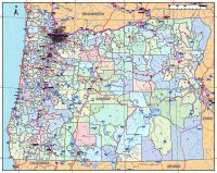 Map Oregon Zip Codes - Map Of Counties Around London