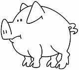 Pork Coloring Pages sketch template