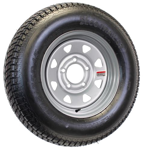 Good products online NOW Enjoy 365 Day Returns Load C 5 Lug Silver Modular Wheel Trailer Tire On ...