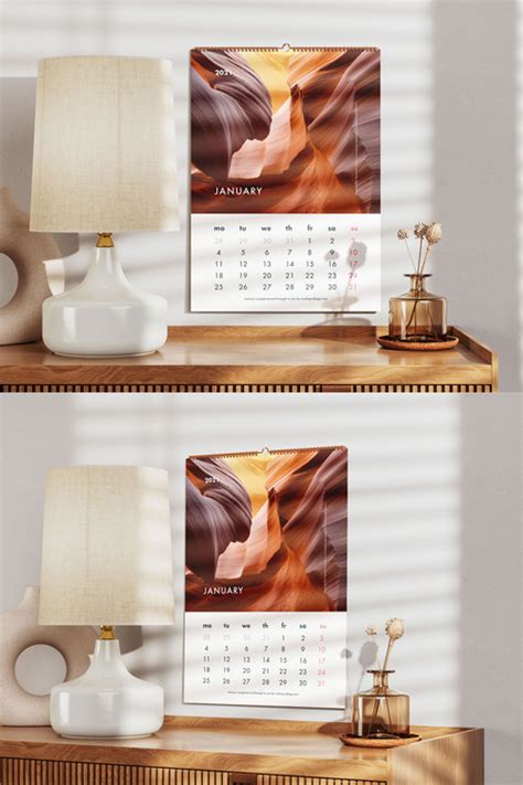 Hanging Wall Calendar PSD Mockups Templates » AVAXGFX