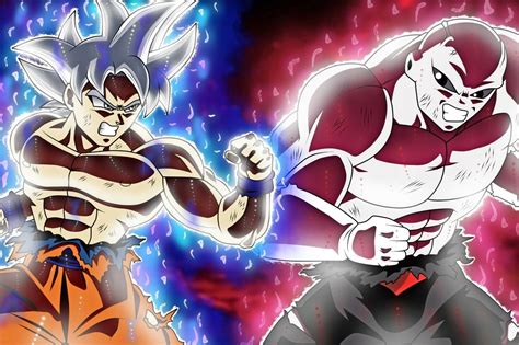 Ultra Instinct Goku vs Full Power Jiren Art Poster | Dragon Ball Super ...