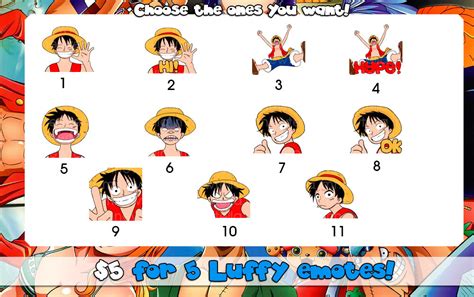 14+ One Piece Emotes - DonaldaCodey