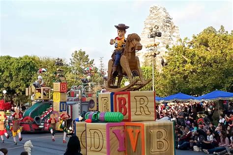 Woody From Toy Story On A Rocking Horse On Float In Disneyland Parade Editorial Image - Image of ...