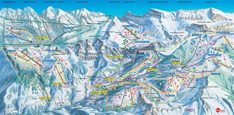 Swiss Ski Resorts Map