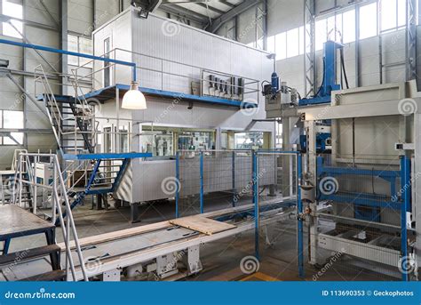 Industrial Interiors. Internal Factory Building Interior. Stock Image ...