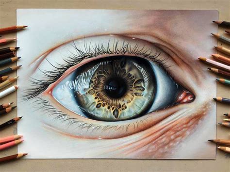 Realistic Eye Pencil Drawing at GetDrawings | Free download