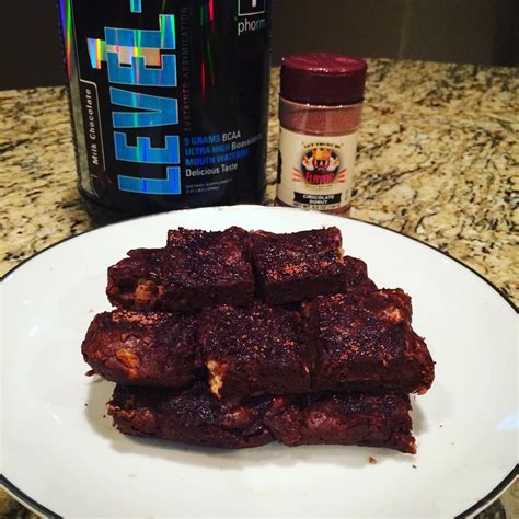 Protein Brownies with 1st Phorm Level 1 Milk Chocolate protein! Yummy ...