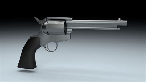 Revolver colt 3D model | CGTrader