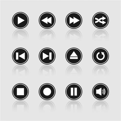 Play Pause Button Vector at Vectorified.com | Collection of Play Pause Button Vector free for ...