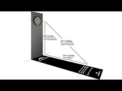 Dartboard Height And Distance Measurements - Dart Shifu