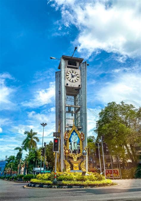 Trang City Roundabout and Dugong or Manatees Statues in Thailand ...