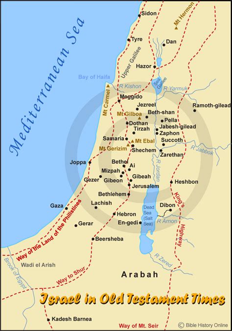 Ancient Arabah Map