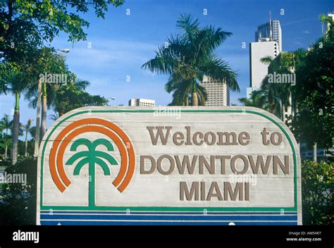 Welcome To Miami Sign Stock Photos & Welcome To Miami Sign Stock Images - Alamy