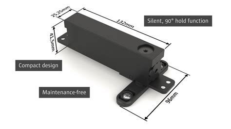 Compact self-closing pivot hinge system – PortaPivot