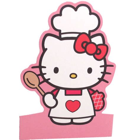 HELLO KITTY COOKING SHAPED GREETING CARD RETRO BIRTHDAY BLANK INSIDE 70S SANRIO | eBay