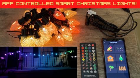 App Controlled Smart Christmas Lights Review - YouTube