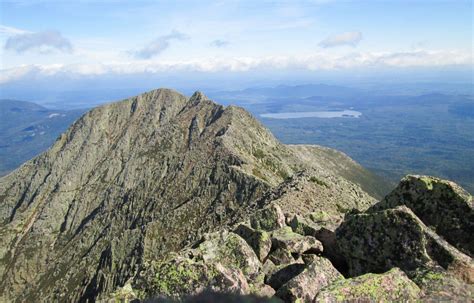 Hiking Mount Katahdin Knife Edge via Cathedral Trail Loop in Baxter ...