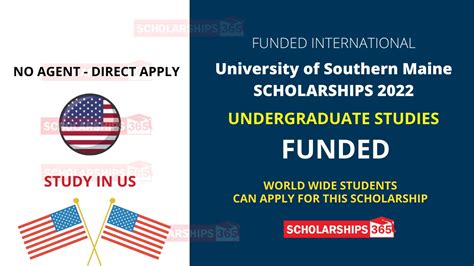 University of Southern Maine, 2022 USA - International Scholarships