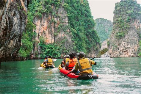 Phang Nga Bay Sunset Cruise Dinner With Sea Canoe And Loy Krathong From Phuket