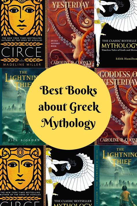 Best Books about Greek Mythology | Mythology books, Fantasy books to ...