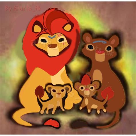 (FLK)Arts Lion King on Instagram: “Family of Kion and Rani ️ . Please ...