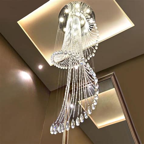 Modern Art Design Crystal Spiral Chandelier - Sofary