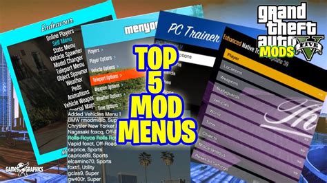 Top 5 Most Downloaded MOD MENUS/TRAINERS [PC] (2020) GTA 5 MODS in 2020 ...