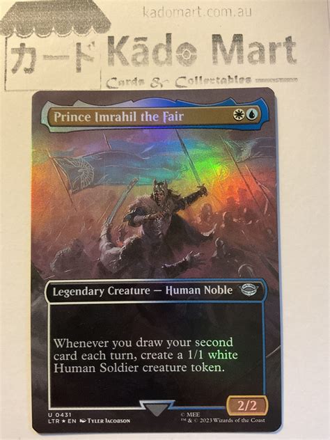 Prince Imrahil the Fair #431 (LTR) Lord of the Rings Borderless Foil MTG TCG Card - Kādo Mart