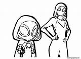Spider Gwen Coloring Page  Free Printable Pages sketch template