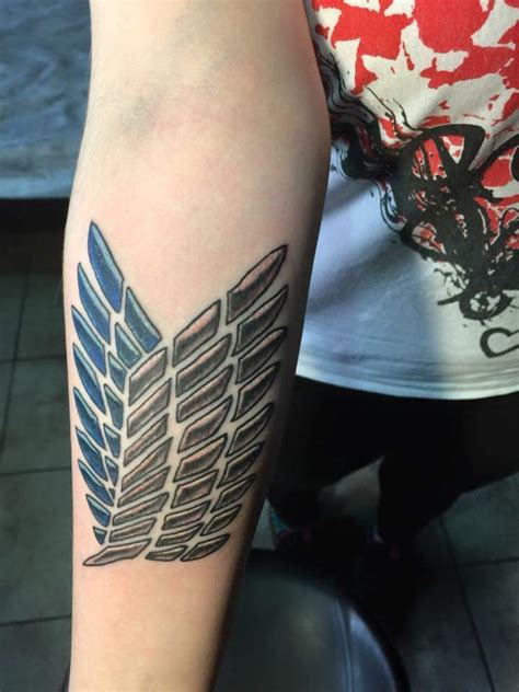 My wings of freedom tattoo, made few years ago :3 What u think? : r/ShingekiNoKyojin