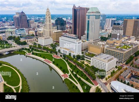 Downtown skyline, Columbus Ohio Stock Photo - Alamy