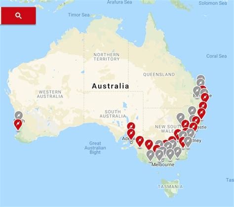 Tesla Charging Stations Map Australia