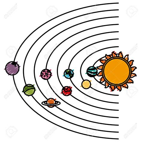 Solar System Cartoon Drawing | Free download on ClipArtMag