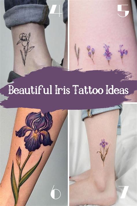 Beautiful Iris Tattoo Ideas Designed - TattooGlee | Iris tattoo, Flower wrist tattoos, Iris ...