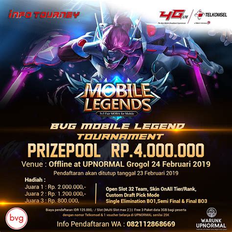 Turnamen Mobile Legends - BvG Mobile Legend Tournament