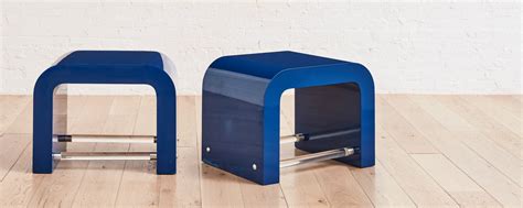 70s pair of blue lacquer end tables | Home Nature | $2200 | End tables, Table, Living table
