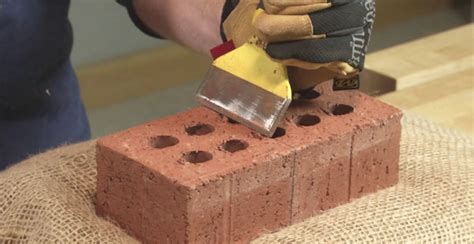 How to cut brick without messing them up