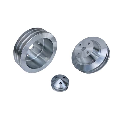 March Performance V-Belt Pulley Kit 3-Groove High-Flow Chevy SBE 60-87