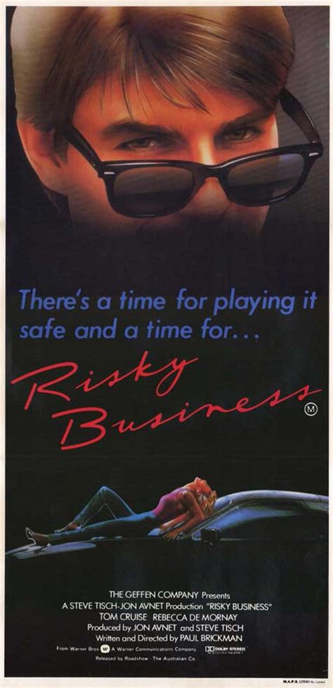 Risky Business Movie Poster Print (11 x 17) - Item # MOVCF9035 - Posterazzi