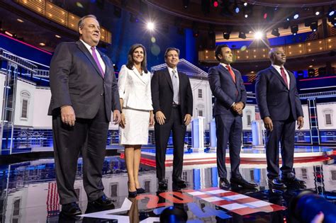 Third Republican debate centers on war and foreign aid as candidates ...