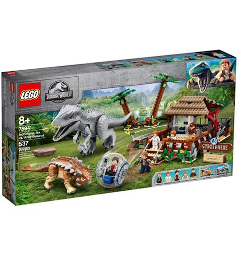 LEGO Jurassic World Indominus rex vs Ankylosaurus Set 75941 - US