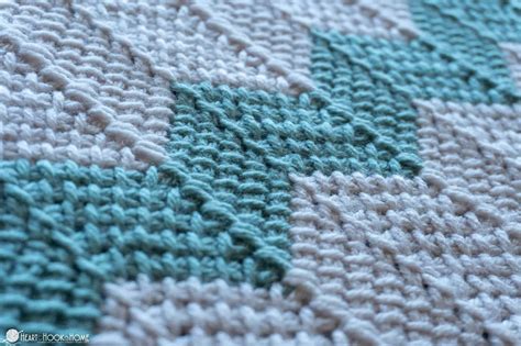 Tunisian Chevron Crochet Baby Blanket Free Pattern